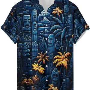 Retro 80s Pop Art Hawaiian Shirt 2026x Neon Cassette Skateboard Headphone Shirt, Vintage 90s Party Button-Up Summer Unisex Shirt