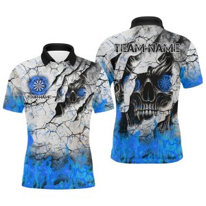 Mens Shirts Graphic Polo Fashion Darts Graphic Polo Shirts Custom Name Team Name Personalization 3D Printed T-Shirts Loose Breathable Mens Sports Tops